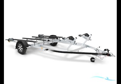 Pwc21200Brax - 1200KG X-Line Trailer Til 2 Vandscootere m/ Led Lys & Bremsespulesystem Bootstrailer 2024, Dänemark
