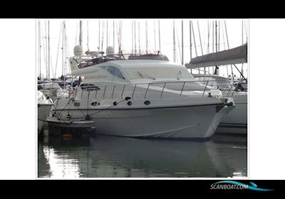 Dellapasqua 18 Fly Motorboat 2008, with Caterpillar C18 engine, Italy