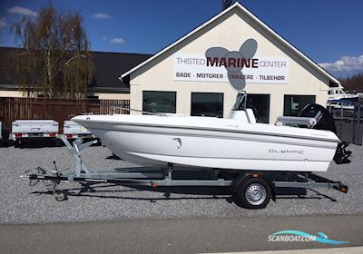 Olympic 490 SX Motorboot 2023, mit Mercury F60 Elpt Efi motor, Dänemark