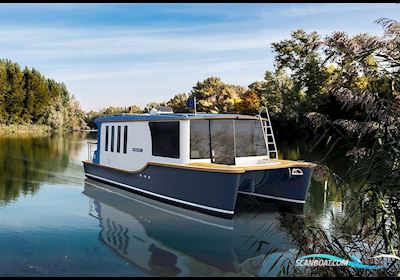 Bader Kronland II Motorkatamaran Live a board / River boat 2024, Germany