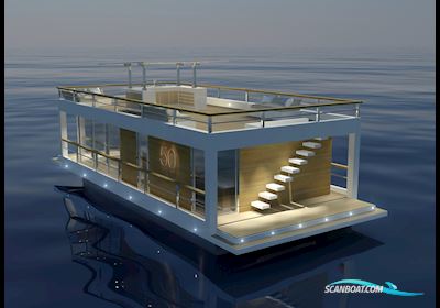 Houseboat The Yacht House 50 Huizen aan water 2024, met 2x 40 pk Mercury motor, Norway