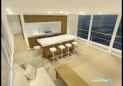 Houseboat The Yacht House 50 Hus- / Bobåt / Flodbåd 2024, med 2x 40 pk Mercury motor, Norge