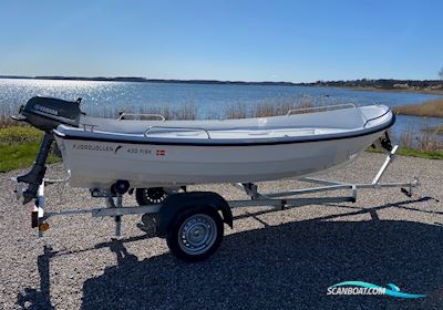 Komplet Bådsæt 430 Fisk, Variant 451, Yamaha F4 Jolle 2024, med Yamaha F4 motor, Danmark