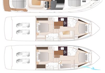 Princess V50 Open Motorboten 2024, met Volvo Penta Ips 650 motor, United Kingdom