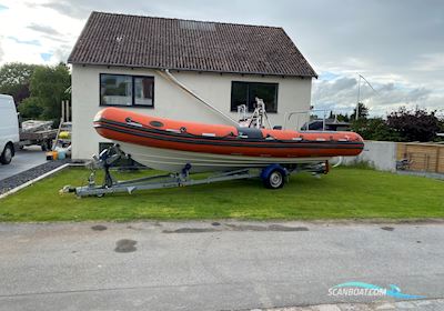 Prosafe 740 Rescue Rib Rubberboten en ribs 2010, met Mercury Dsi Racing motor, Denemarken