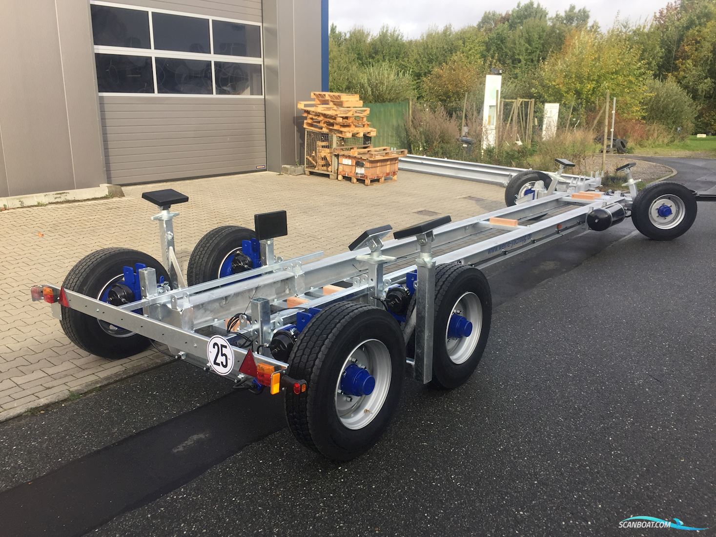 Hafentrailer von 1,9 bis 33 Tonnen