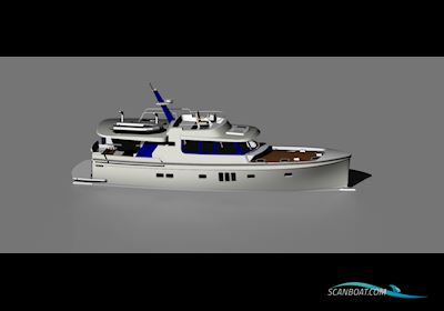 Deep Water Yachts Korvet 18 Long Range Motor boat 2022, with John Deere engine, The Netherlands