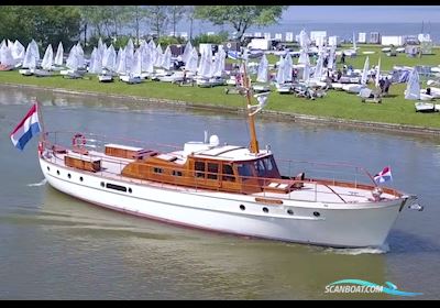 Silver 64 Motor boat 1956, with Volvo Penta engine, The Netherlands