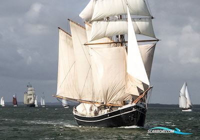 Classic Tall Ship / 3-Mast Topgallant Schooner Sejlbåd 1918, med Guascor V12 motor, Danmark