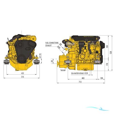Vetus M3.29 Boat engine 2024, Denmark