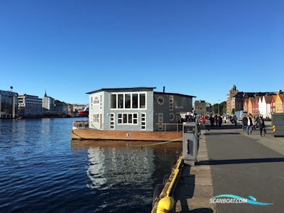Grey Floating House Houseboat Hus- / Bobåd / Flodbåd 2015, Norge