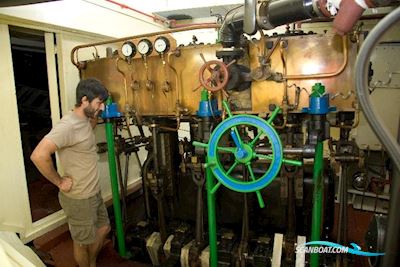 Commercial Steamship Motorboot 1966, mit Triple Expansion Steam Engine motor, Spanien
