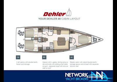 Dehler 46 Segelbåt 2016, med Volvo Penta D2 75 motor, Grekland