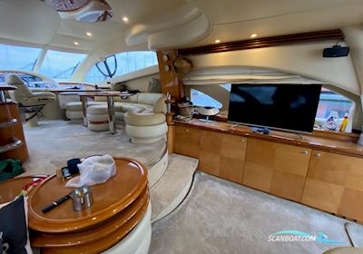 Azimut 55 Fly Motorboten 2003, met Catepillar C12 motor, Denemarken