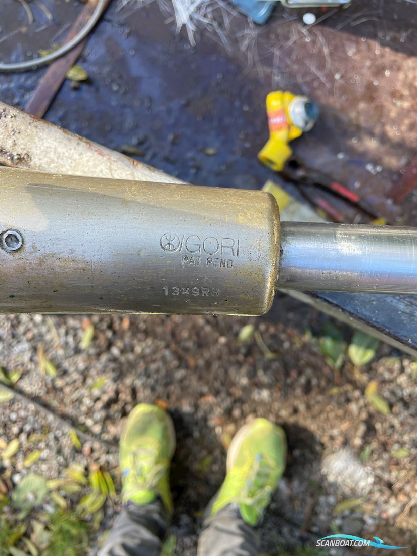 Gori foldepropel 25mm aksel