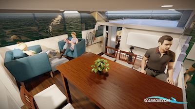 Pure Boating Fifty / Fifty Hus- / Bobåd / Flodbåd 2024, Holland
