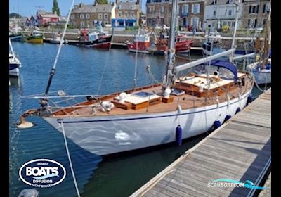 Curtis And Pape, Design Alan Pape Ketch Classique Harrac 45ft Segelboot 1981, mit Ford Mermaid motor, Frankreich