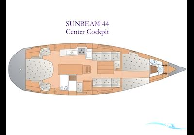 Sunbeam 44 Segelboot 2010, mit Yanmar 4JH3-TE motor, Griechenland