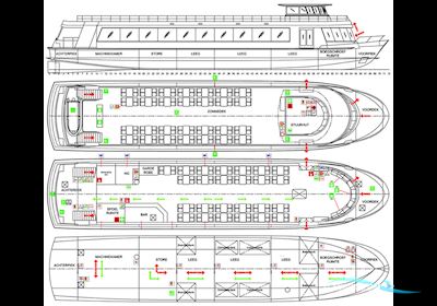 Dagpassagiersschip 220 Pers, Rijn Gecertificeerd Hus- / Bobåt / Flodbåd 2011, med John Deere<br />6081Afm75 motor, Holland