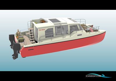 Bader BB37 Motorcatamaran Hausboot / Flussboot 2024, Deutschland