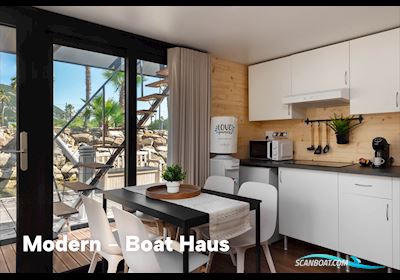 Boat Haus Mediterranean 8X4 Modern Houseboat Huizen aan water 2023, met Yamaha motor, Spain