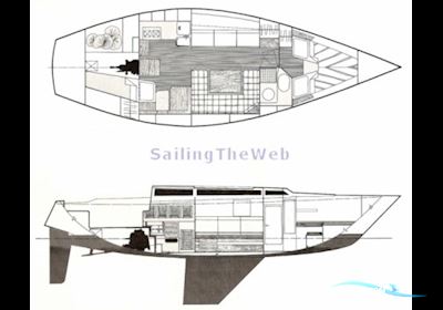 Barberis SHOW 34 Sailing boat 1977, with Yanmar 3Zyl. engine, Germany