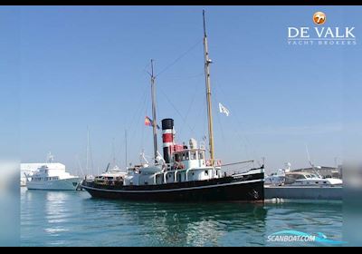 Steam Tug 31M Motor boat 1895, with Rennoldson & Son engine, Italy