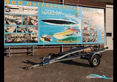 Stallingstrailer Ongeremd 1-Asser Escort Boat trailer 2024, The Netherlands