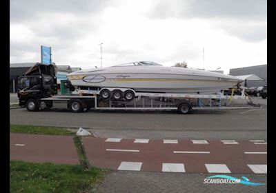 Daf 95 Automaat + Nefra Oplegger Daf 95 Automaat + Nefra Oplegger Oplz170 Boat trailer 2012, The Netherlands