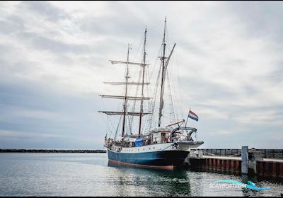 Schooner three mast barquentine Work ship 1906, with Doosan engine, The Netherlands