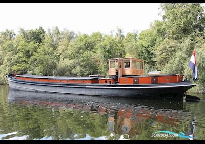 Barge luxe motor Motor boat 1926, with DAF engine, The Netherlands