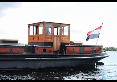 Barge luxe motor Motor boat 1926, with DAF engine, The Netherlands