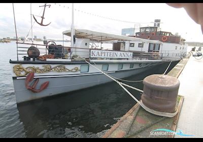 Barge paddle boat Work ship 1911, with Cummins engine, The Netherlands