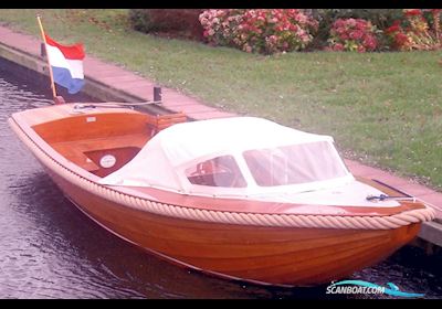 De Jong Vlet 6.20 Motorbåd 1975, med Watermota Ford motor, Holland