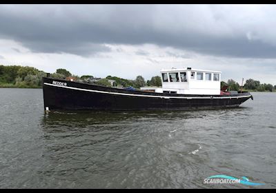 Varend Woonschip Conrad Logger Live a board / River boat 1917, with Mwm Rhs 518 engine, The Netherlands
