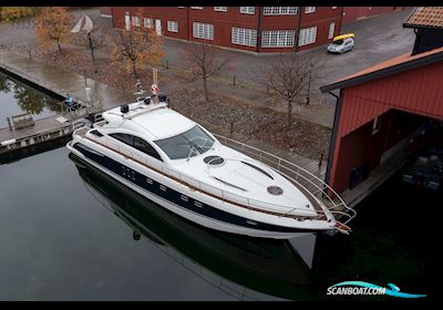 Fairline Targa 62 Gran Turismo Motorboten 2005, met Caterpillar motor, Sweden