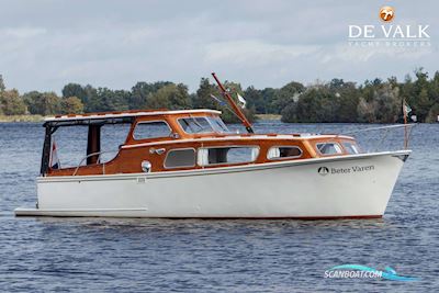 Feadship Akerboom Motorboat 1955, with Peugeot Idenor engine, The Netherlands