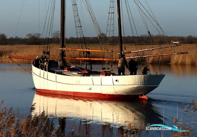 Hajkutter Segelboot 1924, mit Man d 2866 Marine motor, Deutschland