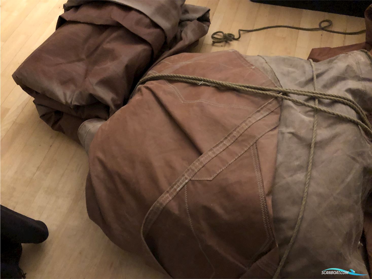  sejl fra en skonnert 4 stk