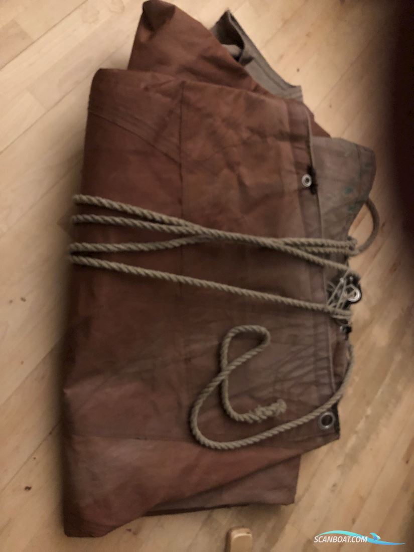  sejl fra en skonnert 4 stk