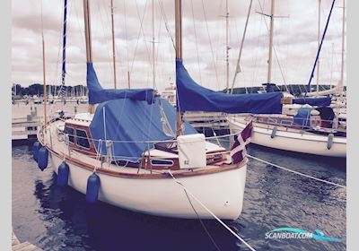 33 Fod Mahogny Ketch Sejlbåd 1970, med Volvo Penta MD2030 Bct motor, Danmark