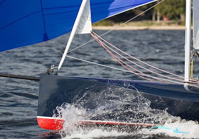 Karuboats Karu Zeilboten 2020, met E-Propulsion POD 1.0 motor, Duitsland