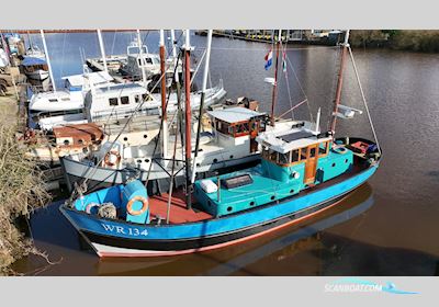 Noordzeekotter  ‘WR 134’ Motorboat 1960, with Volvo Penta engine, The Netherlands