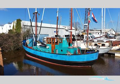 Noordzeekotter  ‘WR 134’ Motorboat 1960, with Volvo Penta engine, The Netherlands