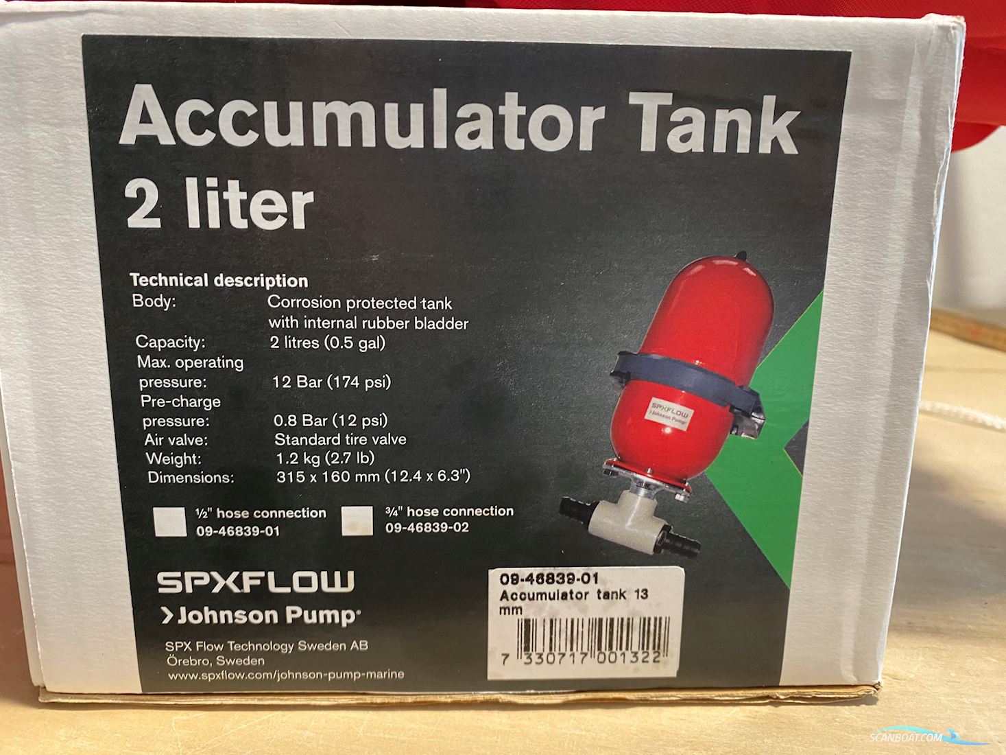 Johnson Accumulator tank 2 l