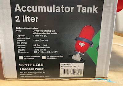New Johnson Accumulator tank 2 l