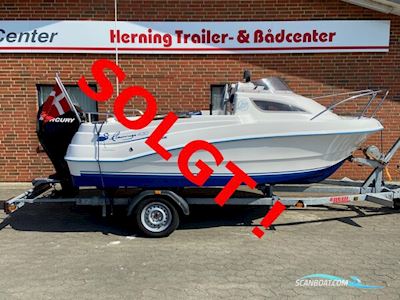 Ørnvik 430 Flamingo m/Mercury F50 hk Efi og Brenderup Basic - Solgt ! Motorboot 2007, mit Mercury motor, Dänemark