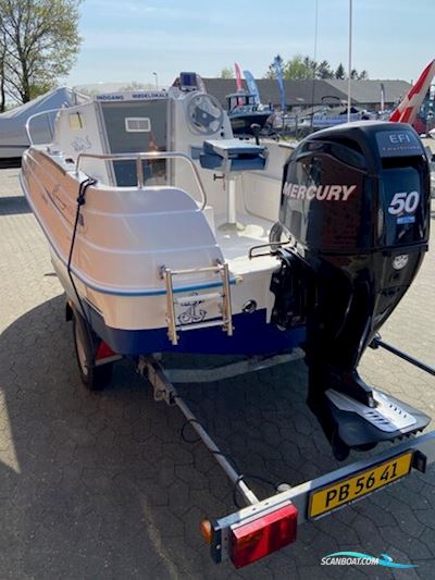 Ørnvik 430 Flamingo m/Mercury F50 hk Efi og Brenderup Basic - Solgt ! Motorboot 2007, mit Mercury motor, Dänemark