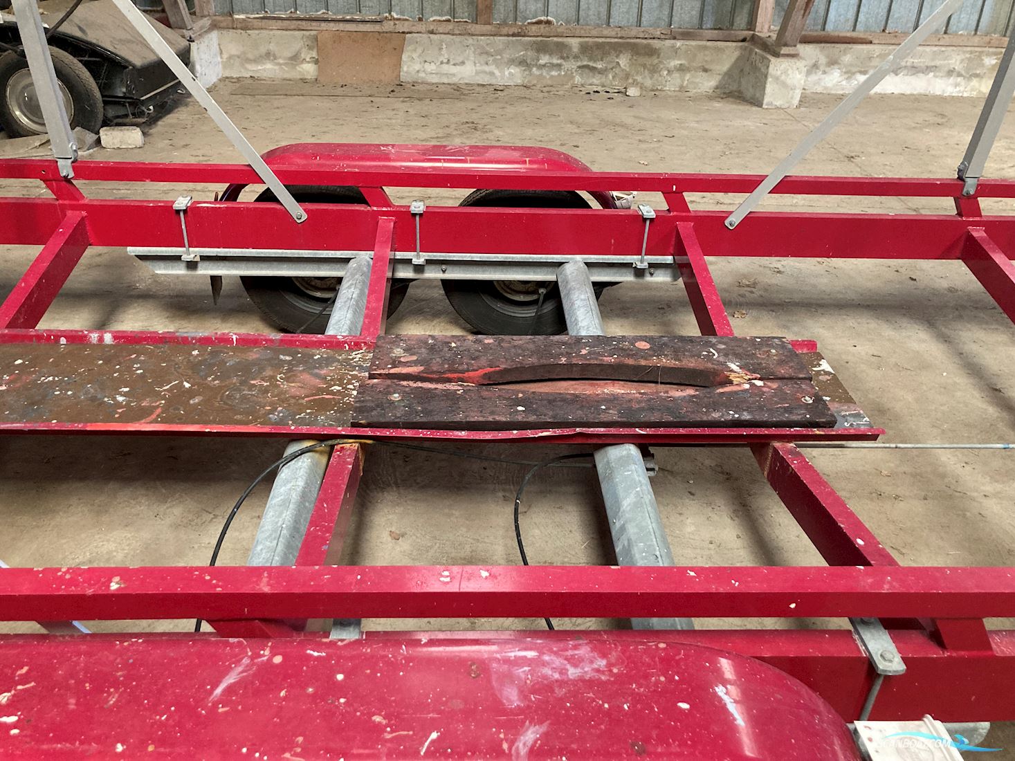 Techau X-99 Alu-Trailer gekröpft Kielboot Trailer TB 3500 Tandem