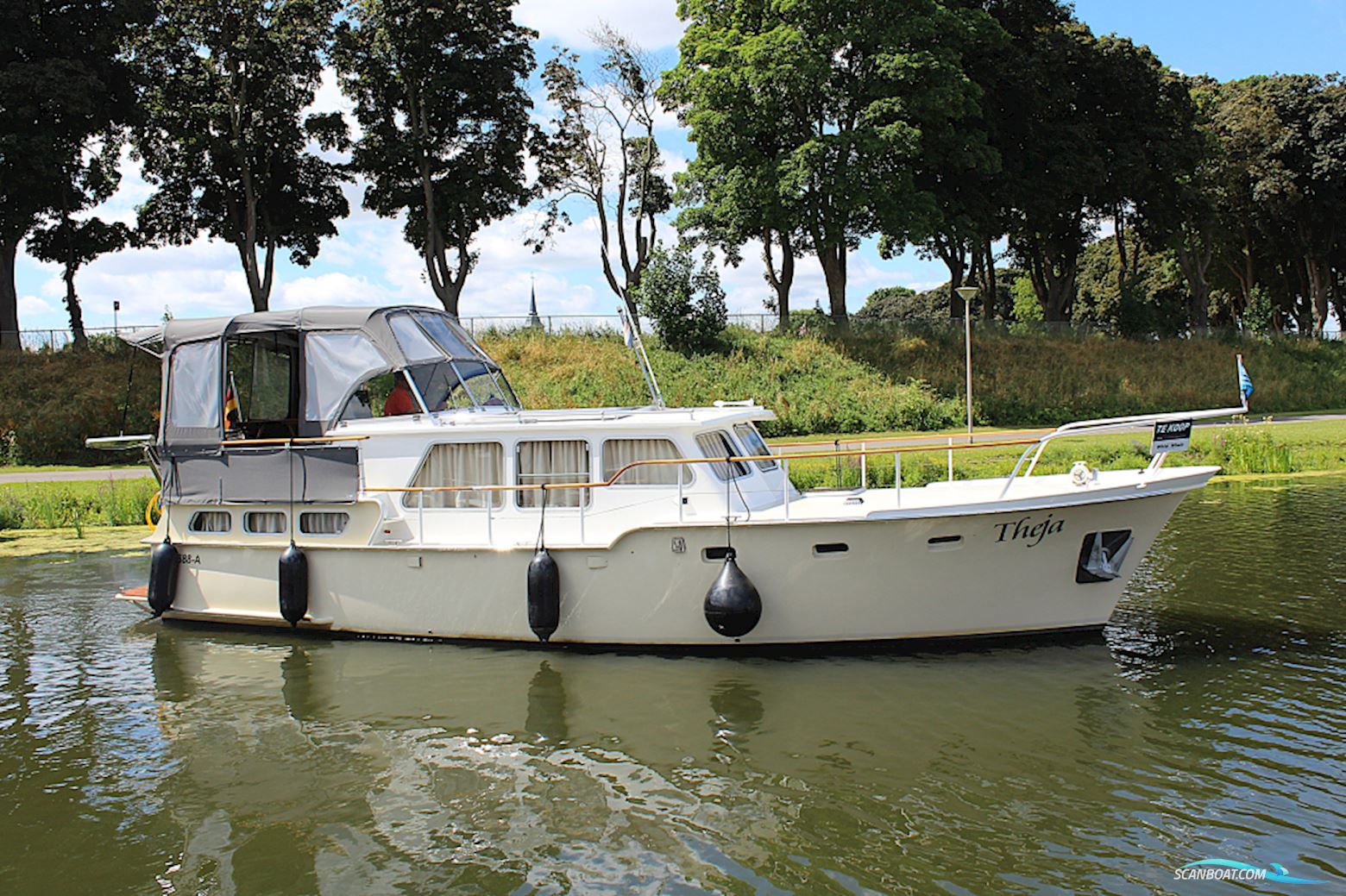 Kompier Kruiser 1200 AK Motorboat 1972, with Daf engine, The Netherlands